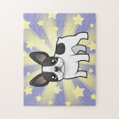 Puzzle Bouledogue français de bande dessinée (Vertical)