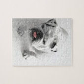 Puzzle Bouledogue personnalisable (Horizontal)
