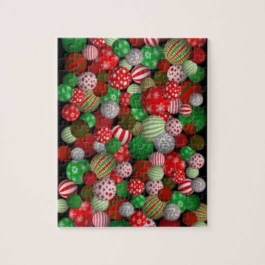 Puzzle Boules de Noël 3D (Vertical)