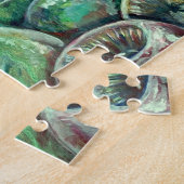 Puzzle Boules de Noël vertes (Côté)