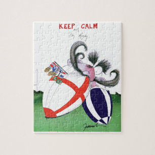 Puzzle boules de rugby de scoland de l'Angleterre v des