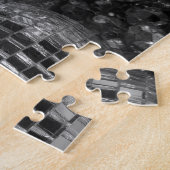 Puzzle Boules Disco Ornements Glam noir et blanc Photo (Côté)