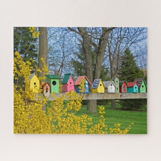 Puzzle Boulevard Birdhouse (Horizontal)