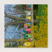 Puzzle Boulevard Birdhouse (Vertical)