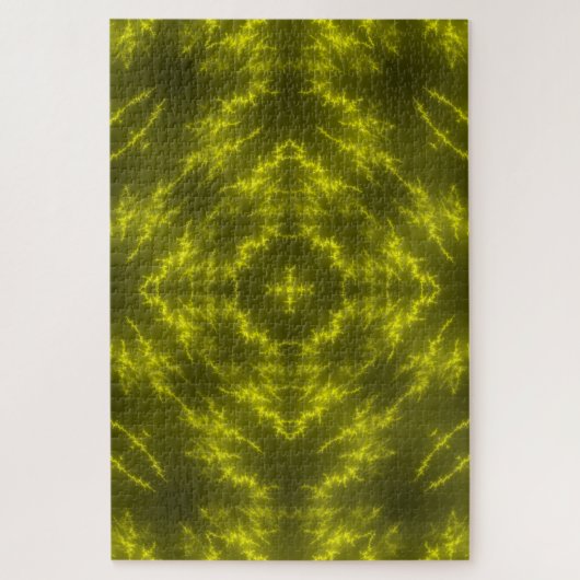 Puzzle Boulons à tonnerre électrique au néon brillant (Vertical)