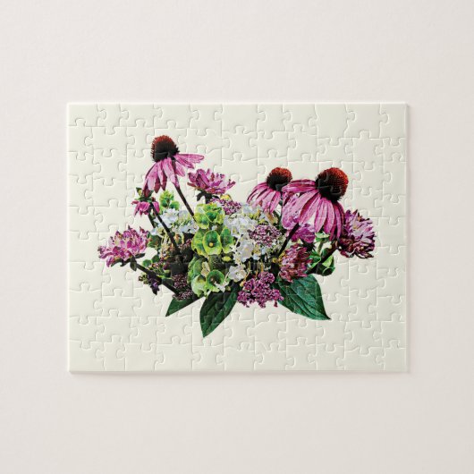 Puzzle Bouquet avec Coneflowers (Horizontal)