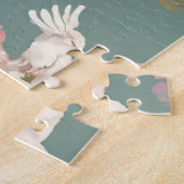 Puzzle Bouquet Bleu Vintage (Côté)