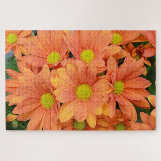 Puzzle Bouquet de belles fleurs orange (Horizontal)