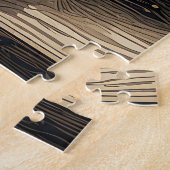 Puzzle Bouquet de céleri frais sur bois (Côté)