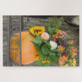 Puzzle Bouquet de citrouille d'automne (Horizontal)