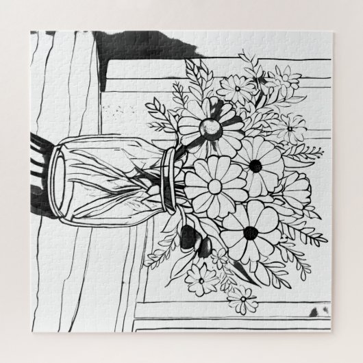 Puzzle Bouquet de fleurs (Horizontal)