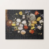 Puzzle Bouquet de fleurs dans un vase de terre (1610) (Horizontal)
