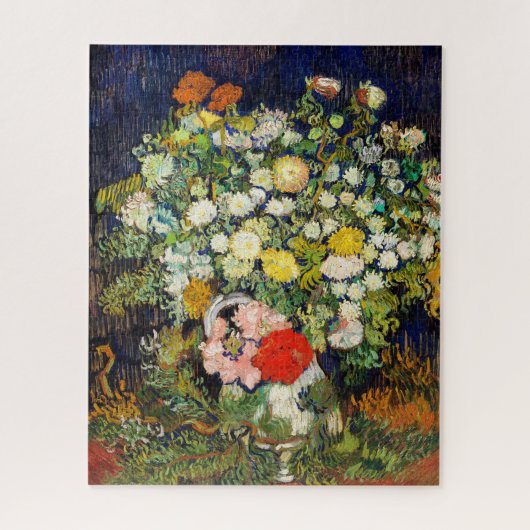 Puzzle Bouquet de fleurs dans un vase de Vincent Van Gogh (Vertical)
