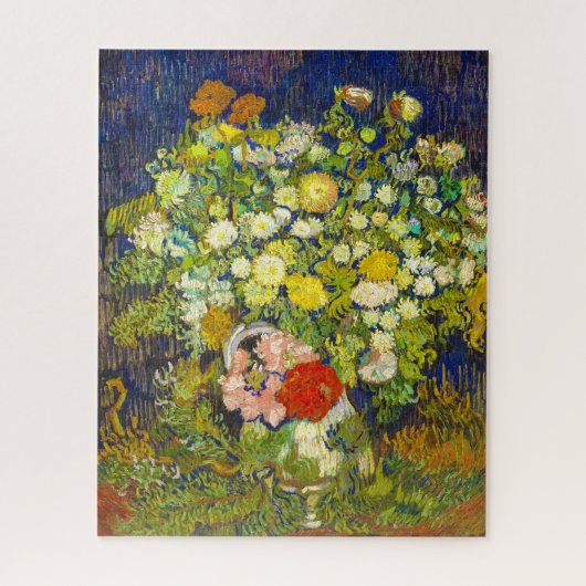 Puzzle Bouquet de fleurs dans un vase Vincent Van Gogh 18 (Vertical)