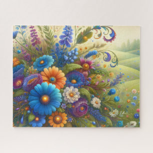 Puzzle Bouquet de fleurs sauvages