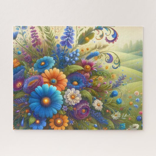 Puzzle Bouquet de fleurs sauvages (Horizontal)
