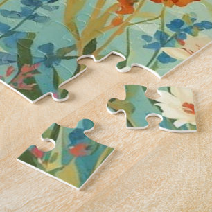 Puzzle Bouquet de fleurs sauvages de printemps coloré Mon