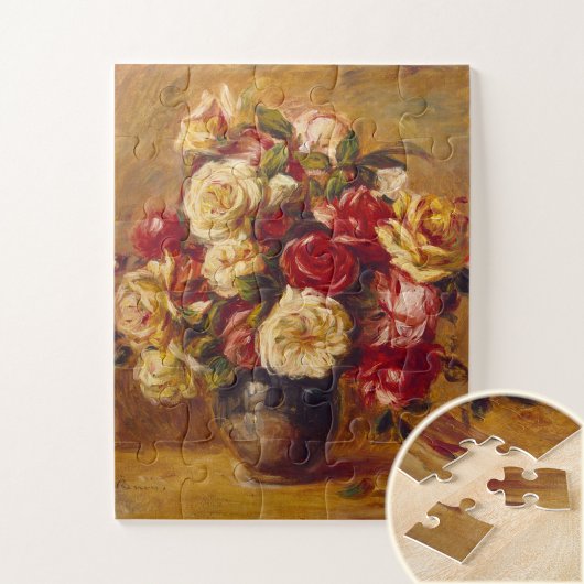 Puzzle Bouquet de roses, Auguste Renoir