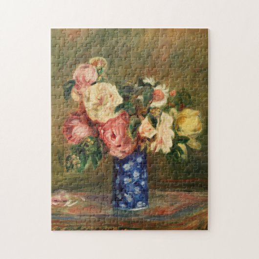 Puzzle Bouquet de Roses de Renoir Impressionniste Peintur (Vertical)