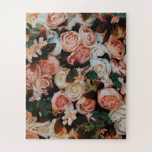 Puzzle Bouquet de roses roses roses (Vertical)