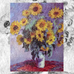 Puzzle Bouquet de tournesols de Claude Monet, Art Vintage<br><div class="desc">Bouquet of Sunflowers (1881) de Claude Monet est un vintage impressionniste peinture à la morue florale d'art. Fleurs jaunes fleuries du jardin. Un bouquet de tournesol de saison estivale dans un vase. À propos de l'artiste : Claude Monet (1840-1926) est un fondateur du mouvement de peinture impressionniste française, dont la...</div>