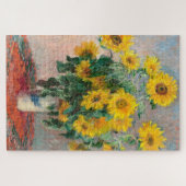 Puzzle Bouquet de tournesols par Monet Impressionniste (Horizontal)