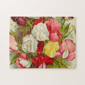 Puzzle Bouquet des fleurs de pois doux (Horizontal)