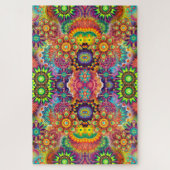 Puzzle Bouquet Floral coloré Mandala (Vertical)