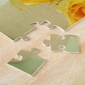 Puzzle bouquet jaune (Côté)