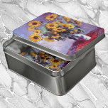 Puzzle Bouquet of Sunflowers by Claude Monet, Vintage Art<br><div class="desc">Bouquet of Sunflowers (1881) by Claude Monet is a vintage impressionist fine art floral still life painting. Yellow blooming flowers from the garden. A bouquet of summer season sunflower in a vase. About the artist: Claude Monet (1840-1926) was a founder of the French impressionist painting movement with most of his...</div>