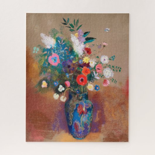 Puzzle Bouquet of Wild Field Flowers - Odilon Redon (Vertical)