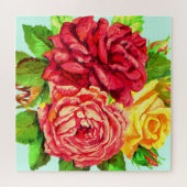 Puzzle Bouquet Rose - Romantique (Horizontal)