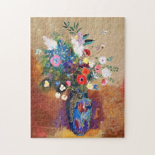 Puzzle Bouquet vintage de fleurs par Odilon Redon (Vertical)