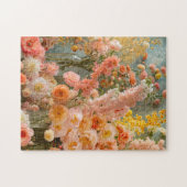 Puzzle Bouquets de renoncules pastel, de freesias et de d (Horizontal)