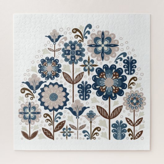 Puzzle Bouquets multicolores : Main tirée (Vertical)