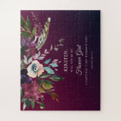 Puzzle Bourgogne Floral Splendor Be My Flower Girl (Vertical)