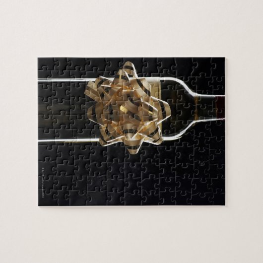 Puzzle Bouteille à vin avec arc (Horizontal)