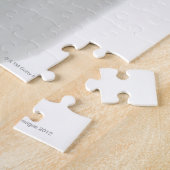 Puzzle Bouteille de lait sur arrière - plan blanc (Côté)