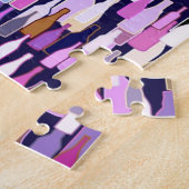 Puzzle Bouteilles de vin, couleur multi, arrière - plan (Côté)