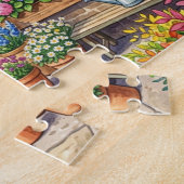 Puzzle Boutique de fleurs pittoresque (Côté)