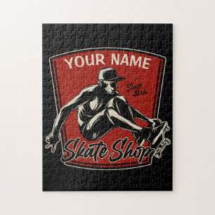 Puzzle Boutique de patinage personnalisée Grab Trick Skat