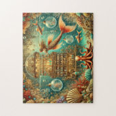 Puzzle Boutique de potion de sirène sous-marin steampunk (Vertical)