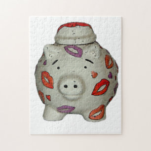 Puzzle Bouton à lèvres adorable