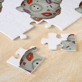 Puzzle Bouton à lèvres adorable (Côté)