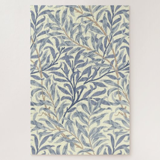 Puzzle Bouton bleu saule (par William Morris) (Vertical)