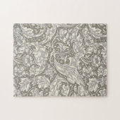 Puzzle Bouton de bachelier en damassé antique de William (Horizontal)