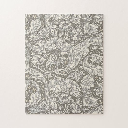 Puzzle Bouton de bachelier en damassé antique de William (Vertical)