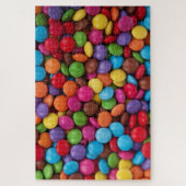 Puzzle Boutons Colorés De Bonbons Chocolés Sucrés (Vertical)
