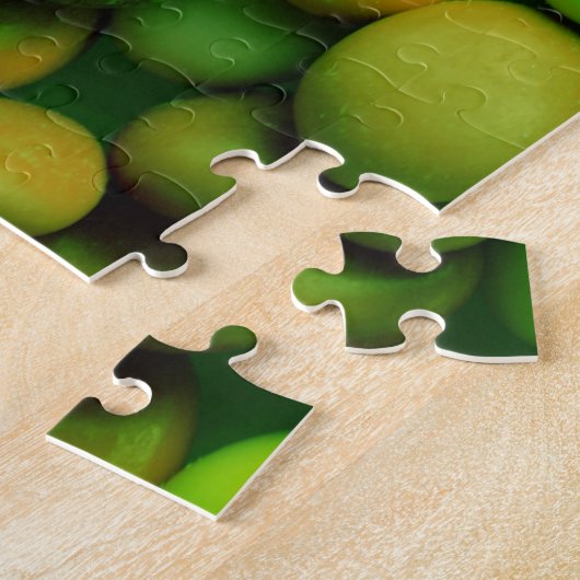 Puzzle Boutons de bonbons vert (Côté)