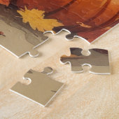 Puzzle Bouviers de Flandres Autumn quitte Thankesgiving (Côté)